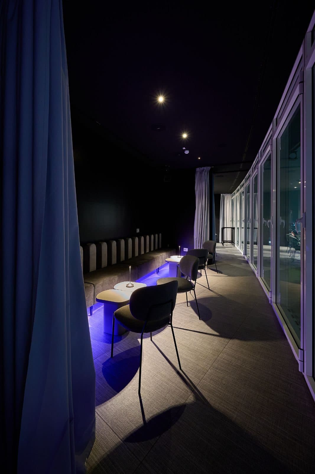 Il lounge del Voya Rooftop